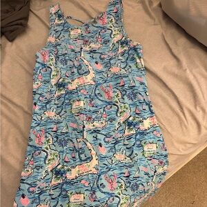 Lilly Pulitzer Lilly Loves Nantucket Print Kristen Swing Dress